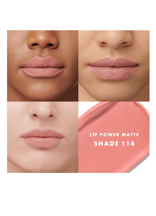 Armani Beauty Lip Power Matte - lipstick - voorkant 2 romantic