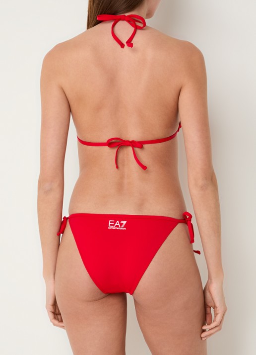 Armani Bikiniset met uitneembare vulling en logo - achterkant rood