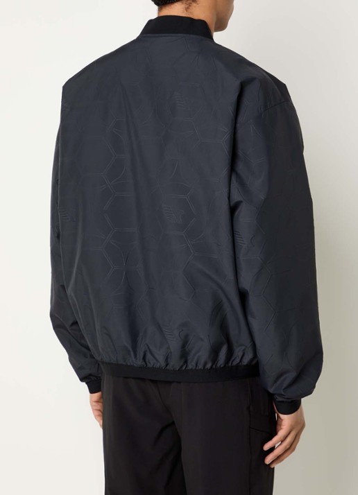 Armani Bomberjack met logo - achterkant 3 zwart