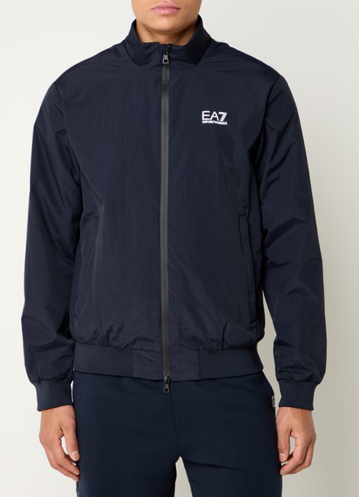 Armani Bomberjack met ritszakken en logo