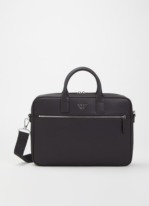 Armani Business Regenerated businesstas van imitatieleer