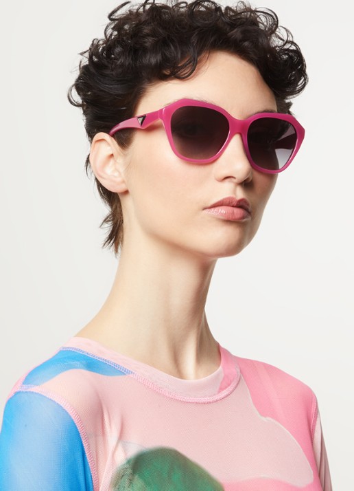 Armani Butterfly zonnebril EA4221 - voorkant 5 fuchsia