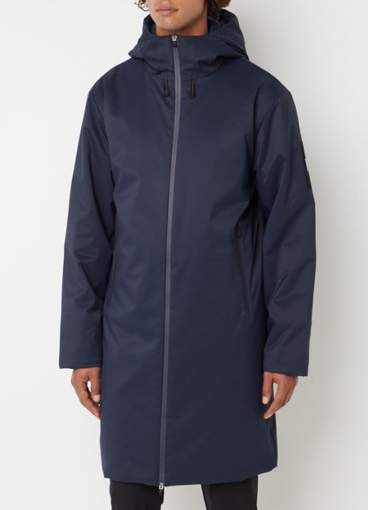 Armani Caban gewatteerd softshell jack met opgestikte zakken