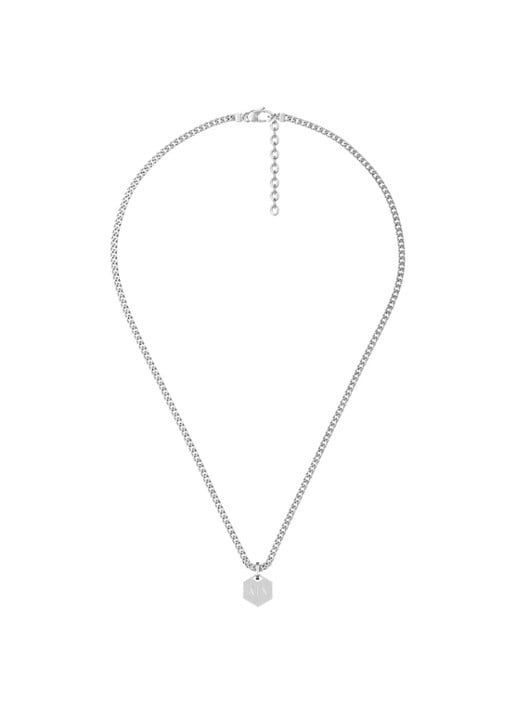 Armani Classic ketting AXG0184040 - detail 2 zilver