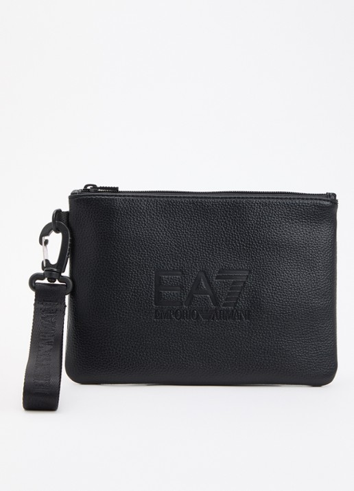 Armani Clutch van imitatieleer met logo