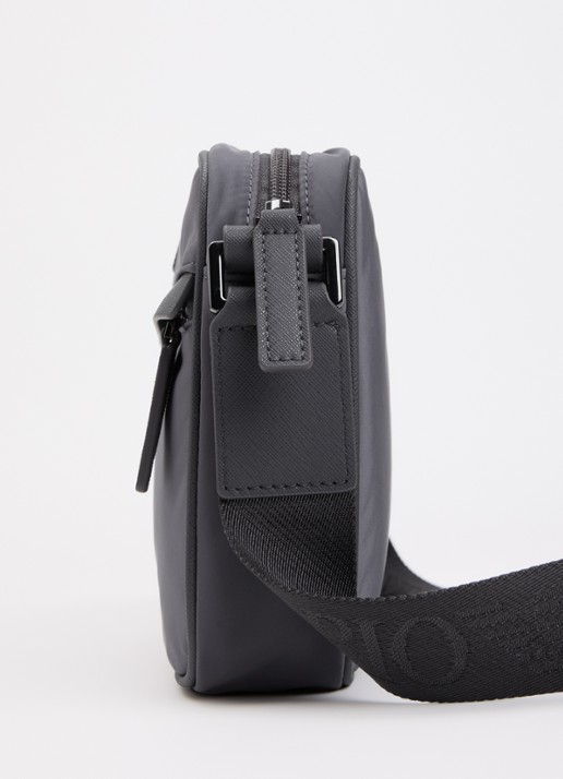 Armani Crossbodytas met afneembare schouderriem en logo - detail 3 blauwgrijs