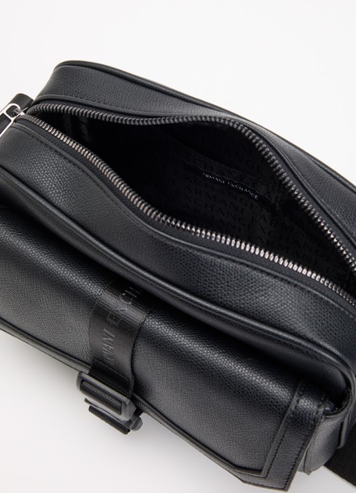 Armani Crossbodytas met logo - detail 2 zwart