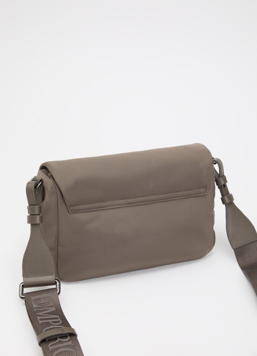 Armani Crossbodytas met logo - achterkant 2 bruin