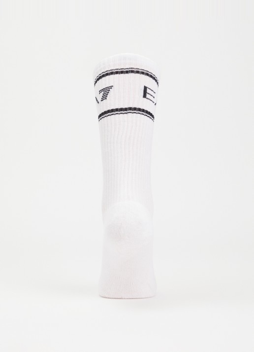 Armani Dynamic Athlete sportsokken met logo in 3-pack - voorkant 2 wit