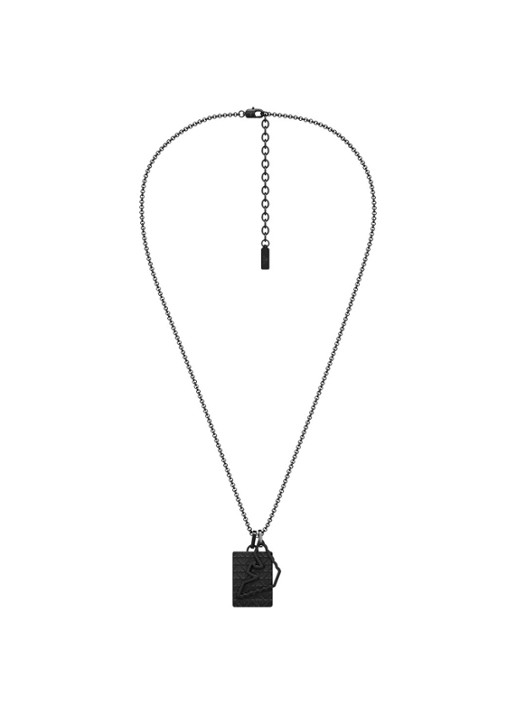 Armani Eagle Logo ketting EGS3384001 - detail 2 zwart