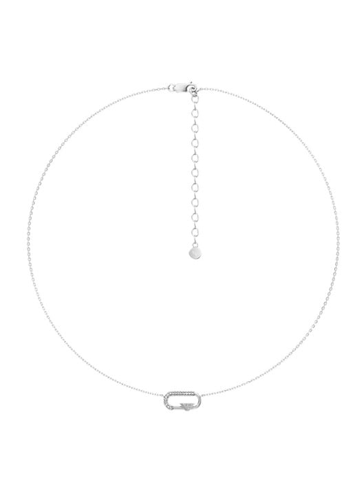 Armani Eagle Logo ketting EGS3401040 - detail 2 zilver
