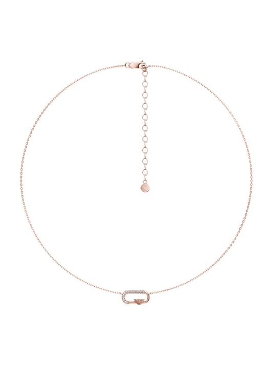 Armani Eagle Logo ketting verguld EGS3404221 - detail 2 roségoud