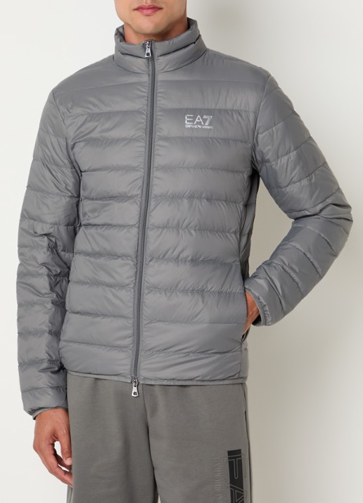 Armani Gewatteerd jack met donsvulling en logo