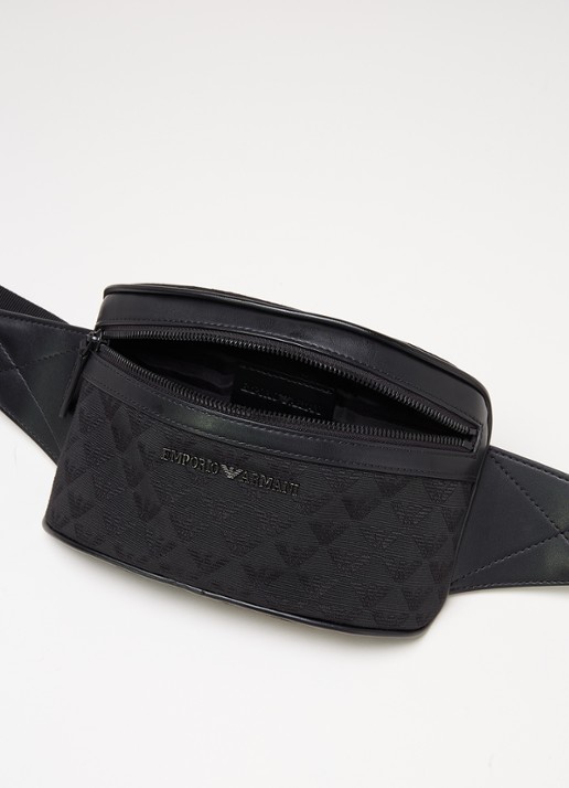Armani Heuptas met logoprint - detail 3 zwart