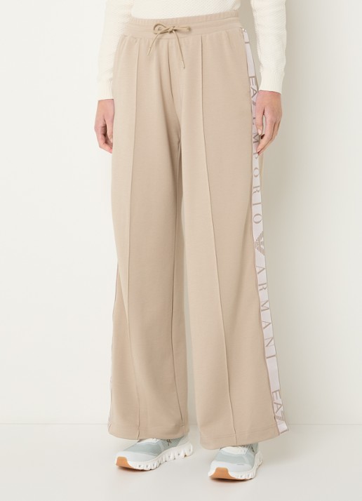 Armani High waist loose fit joggingsbroek met logo