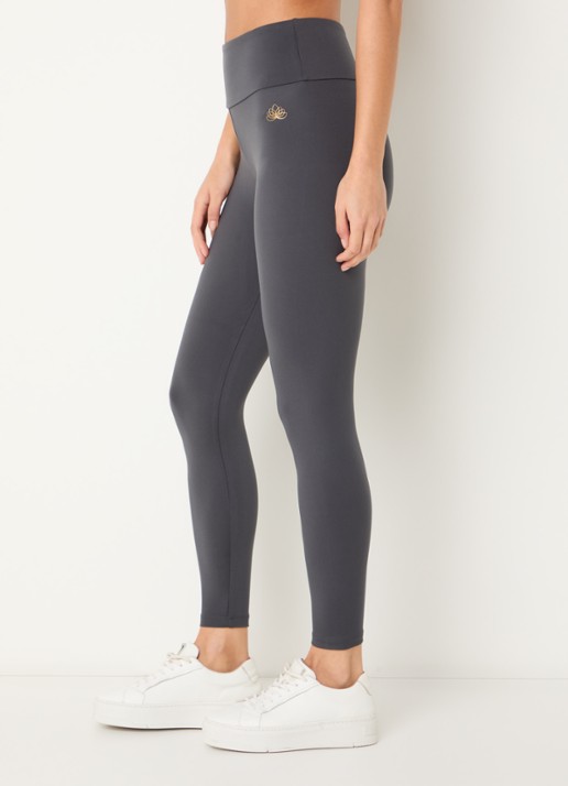 Armani High waist skinny fit legging met logo - detail 3 brons