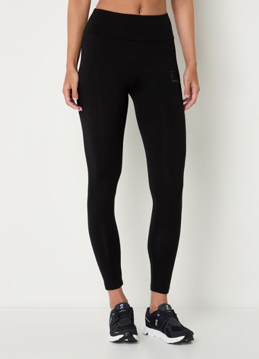Armani High waist skinny fit legging met logo