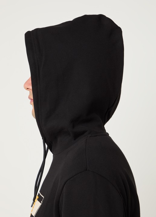Armani Hoodie met 3D logoprint - detail 5 zwart