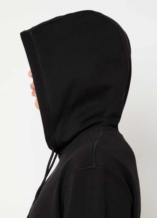 Armani Hoodie met logo- en backprint - detail 3 zwart