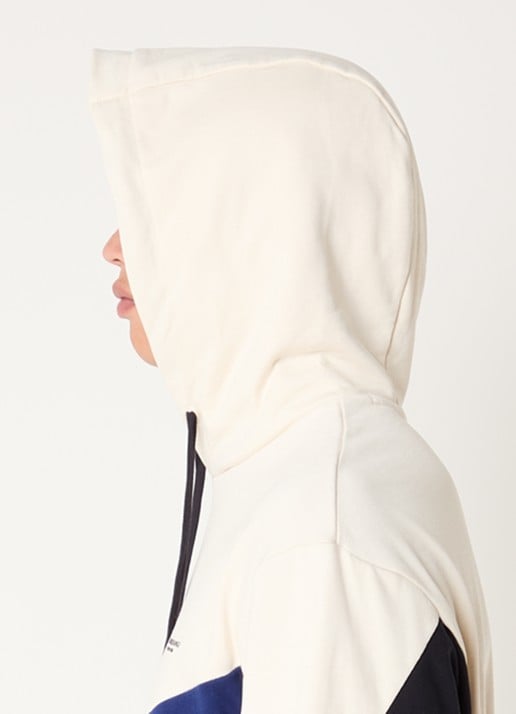 Armani Hoodie met logo - detail 3 gebroken wit