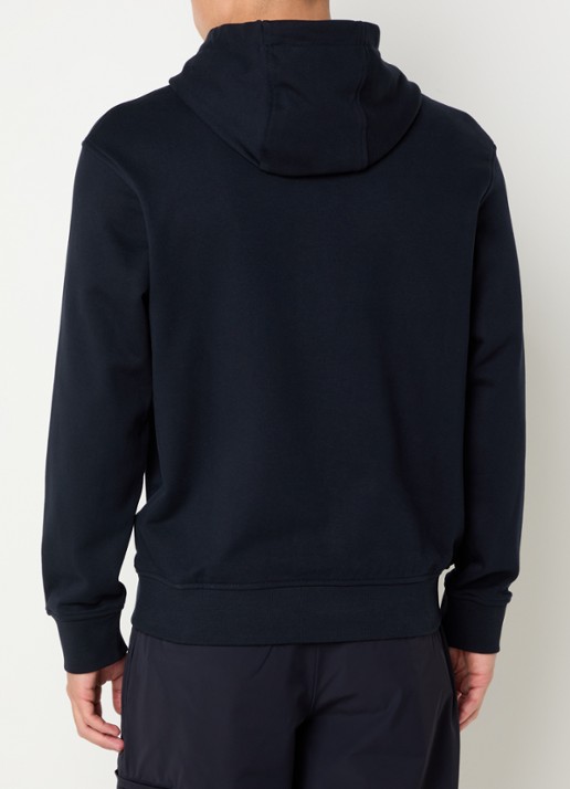 Armani Hoodie met logoprint - achterkant 3 donkerblauw