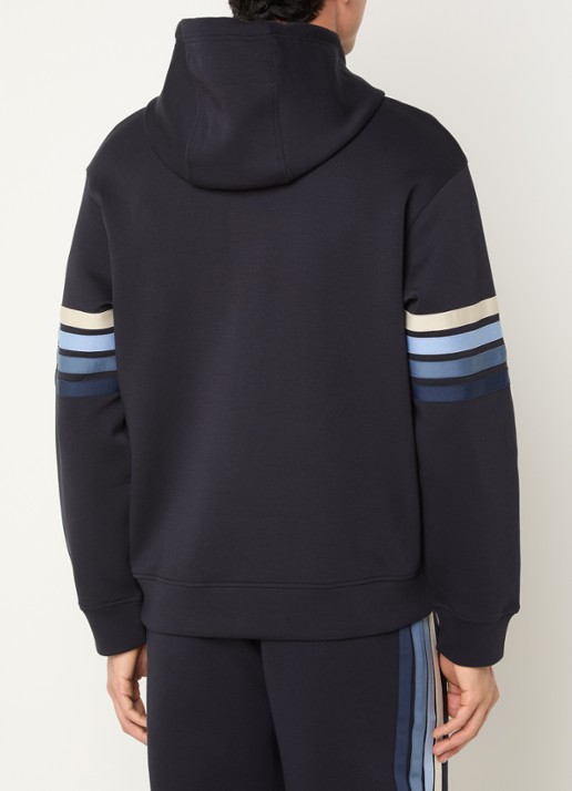 Armani Hoodie met logoprint - achterkant 5 donkerblauw