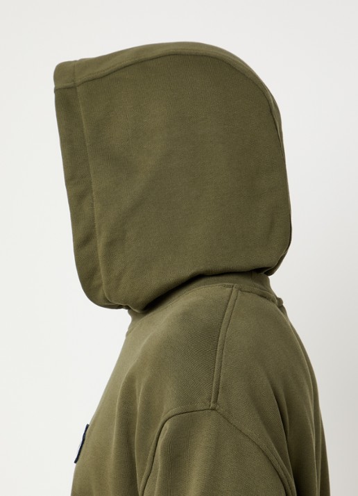 Armani Hoodie met logoprint - detail 2 donkergroen