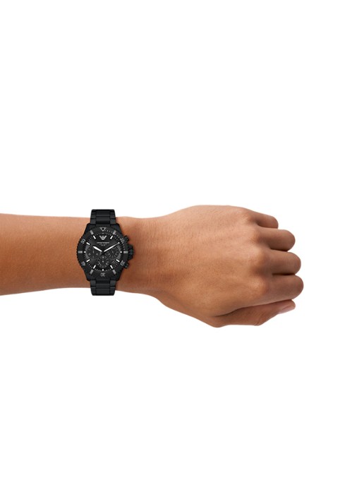 Armani Horloge AR11784 - detail 5 zwart