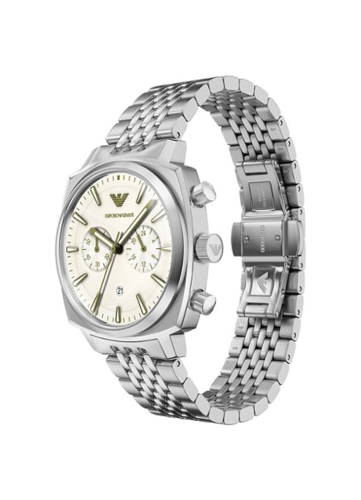 Armani Horloge AR11800 - detail 4 zilver