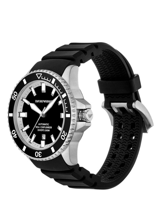 Armani Horloge AR60086 - detail 4 zilver