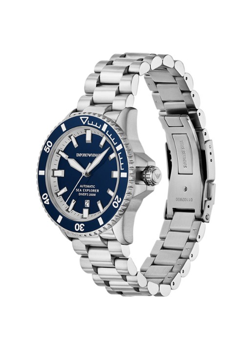 Armani Horloge AR60087 - detail 5 zilver