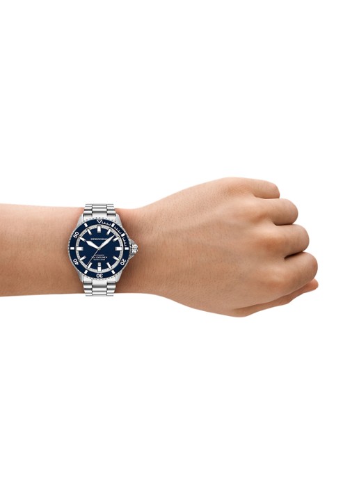 Armani Horloge AR60087 - detail 6 zilver