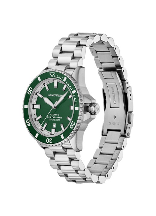 Armani Horloge AR60088 - detail 5 zilver