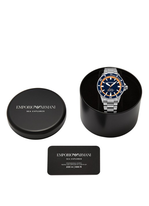 Armani Horloge AR60090 - detail 3 zilver