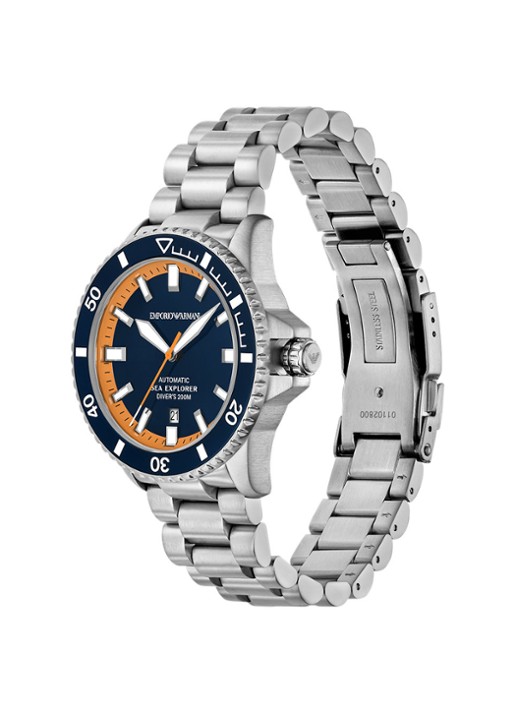 Armani Horloge AR60090 - detail 4 zilver