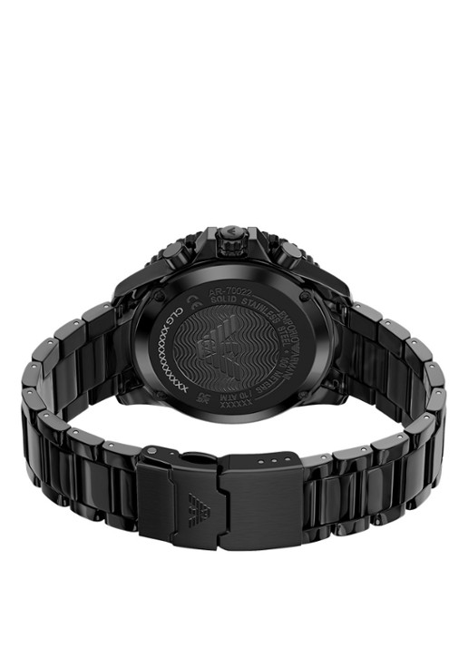 Armani Horloge AR70022 - detail 3 zwart