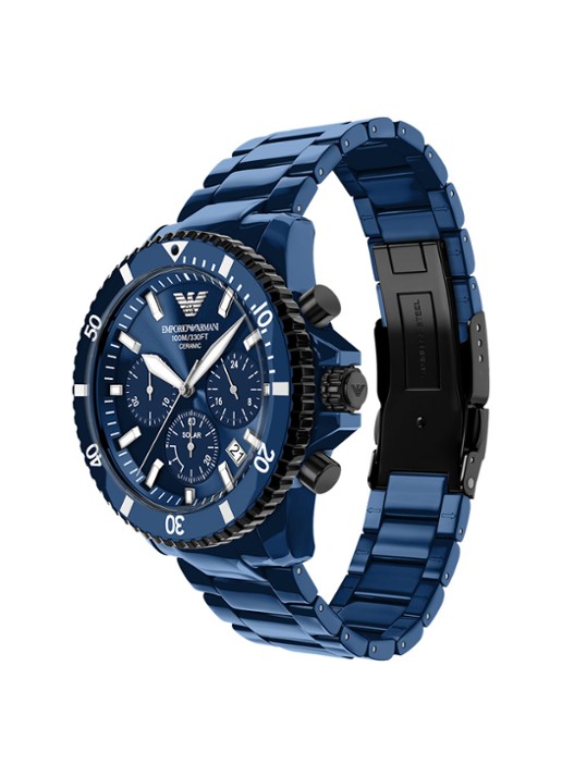 Armani Horloge AR70024 - detail 4 blauw