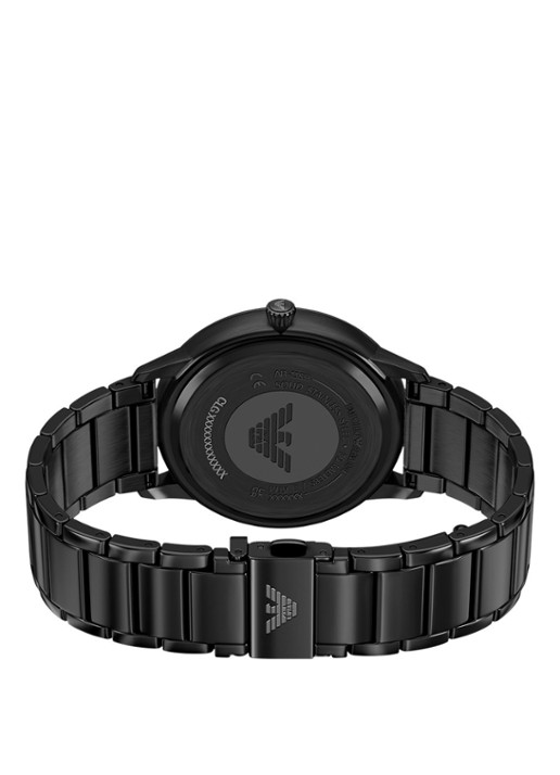 Armani Horloge AR70025 - detail 3 zwart