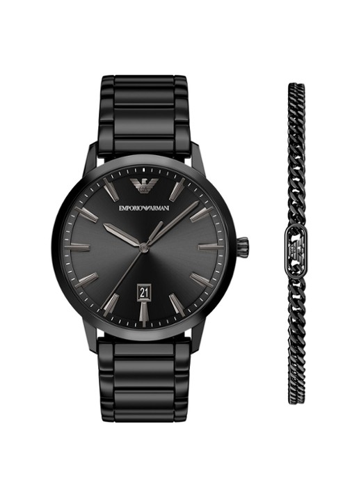 Armani Horloge AR70025 - voorkant 6 zwart