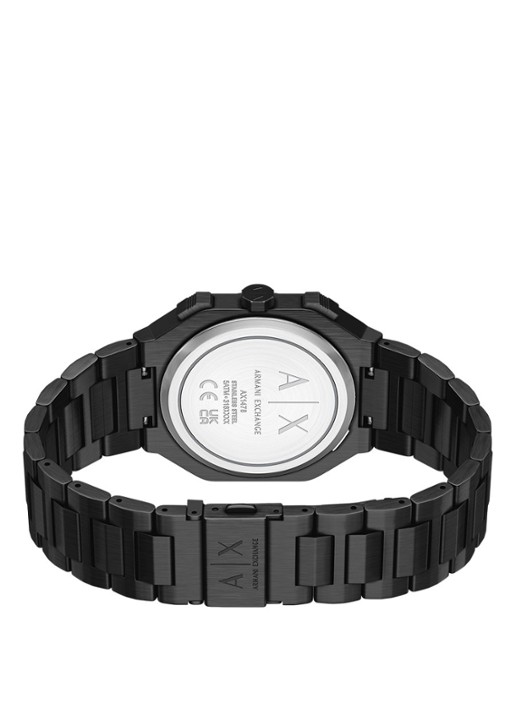 Armani Horloge AX1478 - detail 4 zwart