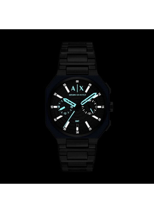 Armani Horloge AX1482 - detail 4 zwart