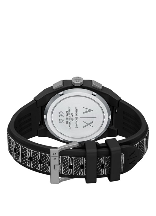Armani Horloge AX4174 - detail 4 zwart