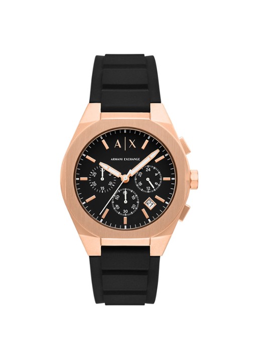 Armani Horloge AX4190 - voorkant 5 roségoud