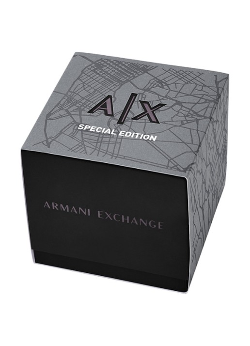 Armani Horloge AX4293 - detail 4 zwart