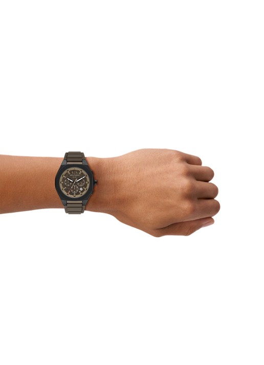Armani Horloge AX4293 - detail 5 zwart