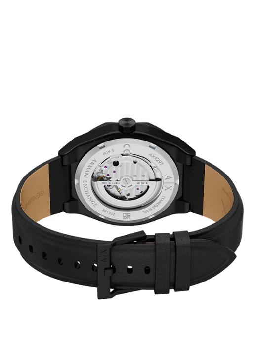 Armani Horloge AX4297 - detail 4 zwart