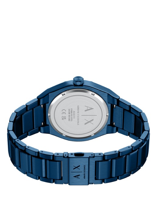 Armani Horloge AX4299 - detail 3 blauw