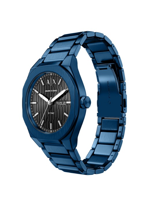 Armani Horloge AX4299 - detail 4 blauw