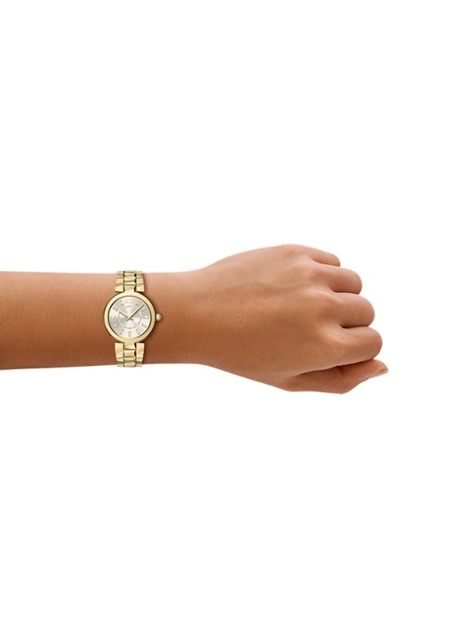 Armani Horloge AX4409 - detail 5 goud
