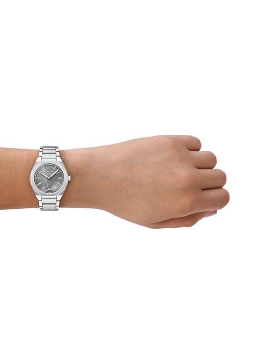 Armani Horloge AX6030 - detail 5 zilver